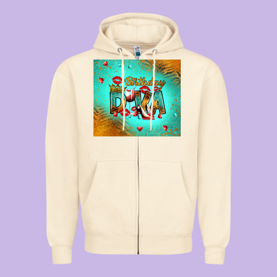 Zipper Hoodie birthday diva