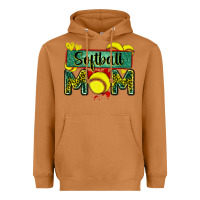 Meerkat softball mom with leopard Heavyweight Hoodie - Zillion Design Studio