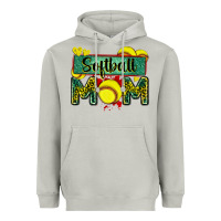 Moon Dust softball mom with leopard Heavyweight Hoodie - Zillion Design Studio