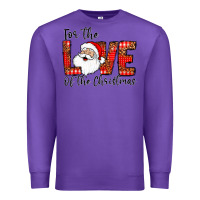 Purple for the of the christmas Premium Sweatshirt - CowhideDigitalArt