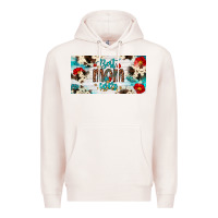 Pale Pink best mom ever license plate Premium Hoodie - Artiststas