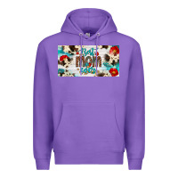 Purple best mom ever license plate Premium Hoodie - Artiststas