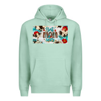 Seafoam best mom ever license plate Premium Hoodie - Artiststas