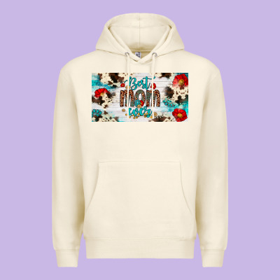 Best Mom Ever License Plate Premium Hoodie Designed By Artiststas