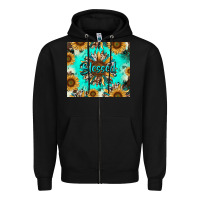 Black blessed sunflowers Zipper Hoodie - RanaPortraitStore
