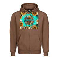 Chestnut blessed sunflowers Zipper Hoodie - RanaPortraitStore