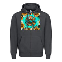 Smoke blessed sunflowers Zipper Hoodie - RanaPortraitStore