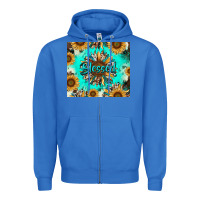 True Royal blessed sunflowers Zipper Hoodie - RanaPortraitStore