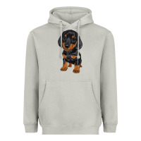 Moon Dust dachshund puppy Heavyweight Hoodie - RanaPortraitStore