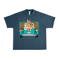 Midnight Navy easter bunny truck Urban Heavy Tee - Artiststas