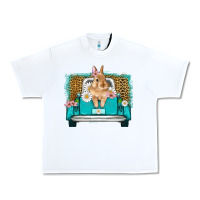 Easter Bunny Truck Urban Heavy Tee | Teevron