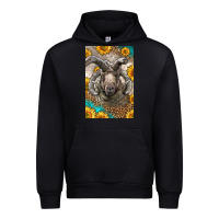 Black Western Navajo Churro Sheep Urban Hoodie - LillyAllenDesigns