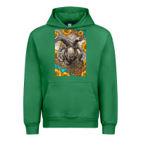 Emerald Western Navajo Churro Sheep Urban Hoodie - LillyAllenDesigns