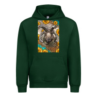 Foreset Green Western Navajo Churro Sheep Urban Hoodie - LillyAllenDesigns