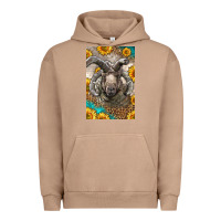 Pigment Burro Western Navajo Churro Sheep Urban Hoodie - LillyAllenDesigns