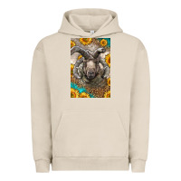 Pigment French Oak Western Navajo Churro Sheep Urban Hoodie - LillyAllenDesigns