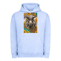 Pigment Grape Ice Western Navajo Churro Sheep Urban Hoodie - LillyAllenDesigns