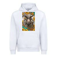 White Western Navajo Churro Sheep Urban Hoodie - LillyAllenDesigns