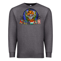 Charcoal Heather halloween Premium Sweatshirt - CowhideDigitalArt