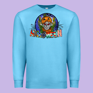 Halloween Premium Sweatshirt Designed By Cowhidedigitalart