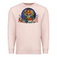 Pale Pink halloween Premium Sweatshirt - CowhideDigitalArt