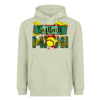 Matcha softball mini with leopard Heavyweight Hoodie - Zillion Design Studio