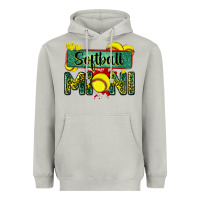 Moon Dust softball mini with leopard Heavyweight Hoodie - Zillion Design Studio