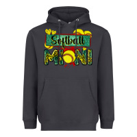 Smoke softball mini with leopard Heavyweight Hoodie - Zillion Design Studio