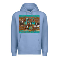 Colony Blue mama mama mama Premium Hoodie - Artiststas