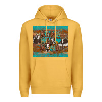 Mustard mama mama mama Premium Hoodie - Artiststas