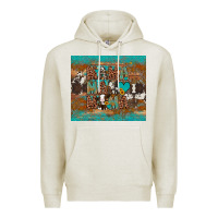 Oatmeal Heather mama mama mama Premium Hoodie - Artiststas