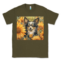 Army Green chihuahua Classic Tee - Unal Design