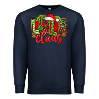 Navy christmas lele claus Premium Sweatshirt - FaDigitalArtStudio