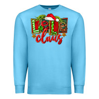 Ocean Blue christmas lele claus Premium Sweatshirt - FaDigitalArtStudio