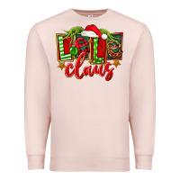 Pale Pink christmas lele claus Premium Sweatshirt - FaDigitalArtStudio