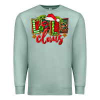 Seafoam christmas lele claus Premium Sweatshirt - FaDigitalArtStudio