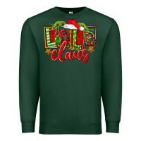 Sports Green christmas lele claus Premium Sweatshirt - FaDigitalArtStudio