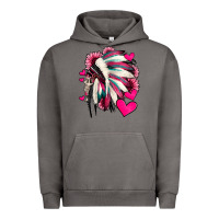 Pigment Tornado indian headdress with hearts valentine's day Urban Hoodie - Jasminsmagicworld