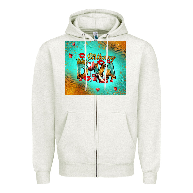 Birthday Diva Zipper Hoodie by RanaPortraitStore | Teevron