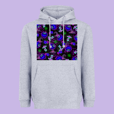 Halloween Heavyweight Hoodie Designed By Texasbilliewilder