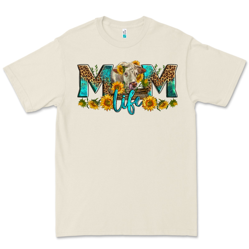 Western Charolais Cow Mom Life Premium Tee by LillyAllenDesigns | Teevron