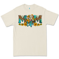 Bone Western Charolais Cow Mom Life Premium Tee - LillyAllenDesigns