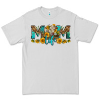 Dove Grey Western Charolais Cow Mom Life Premium Tee - LillyAllenDesigns