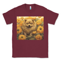Burgundy chow chow Classic Tee - Unal Design