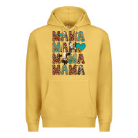 Antique Gold mama mama mama mama Premium Hoodie - Artiststas