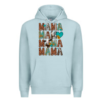 Blue Mist mama mama mama mama Premium Hoodie - Artiststas