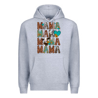 Heather Grey mama mama mama mama Premium Hoodie - Artiststas