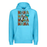 Ocean Blue mama mama mama mama Premium Hoodie - Artiststas