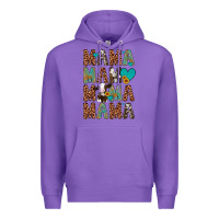 Purple mama mama mama mama Premium Hoodie - Artiststas