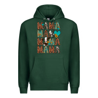 Sports Green mama mama mama mama Premium Hoodie - Artiststas